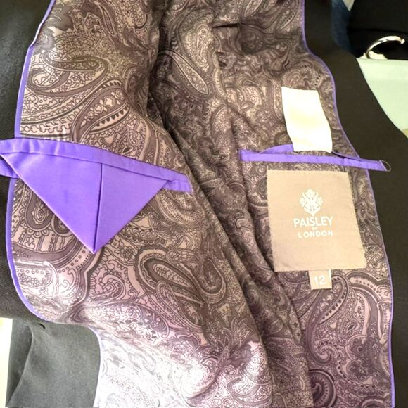 PAISLEY OF LONDON PHILLIP BLACK BLAZER JACKET BOYS SIZE 16 NWT HTF - Picture 14 of 16